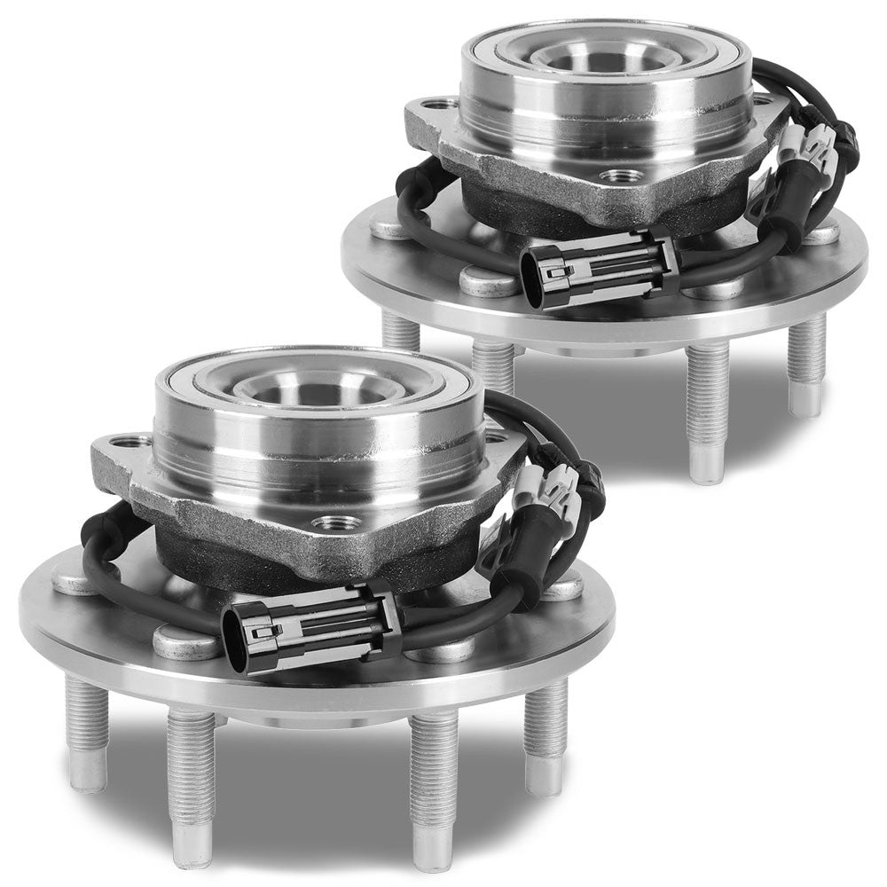 Front Left+Right Bolt in Wheel Bearing Hub Assembly For 03-05 Chevy Express 2500