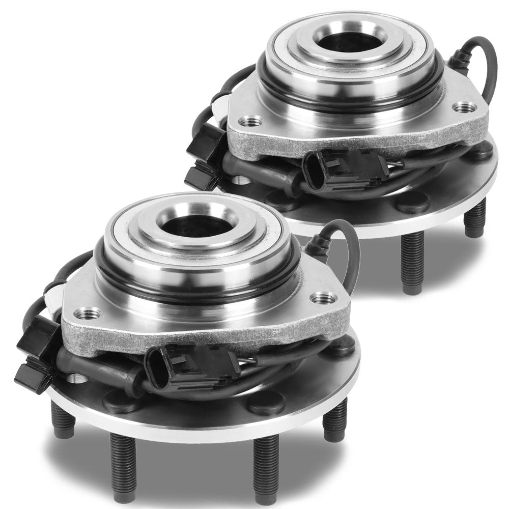 Front Left+Right Bolt in Wheel Bearing Hub Assembly For 02-09 Trailblazer/Envoy