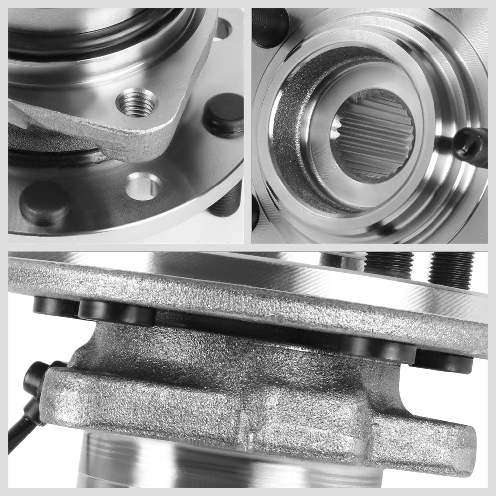 Front Steel Bolt in Wheel Bearing Hub Assembly For 02-05 Mercury Mountaineer