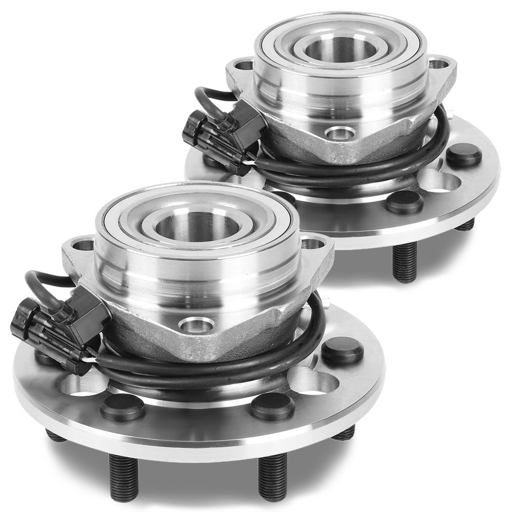 Front Left+Right Bolt in Wheel Bearing Hub Assembly For 95-99 GMC K2500 Suburban