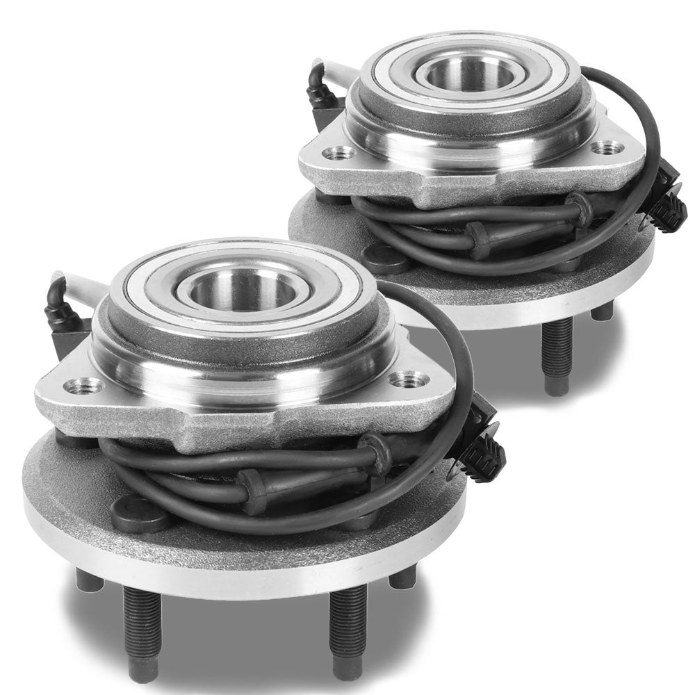 Front Left+Right Bolt in Wheel Bearing Hub Assembly For 01-05 Explorer SportTrac