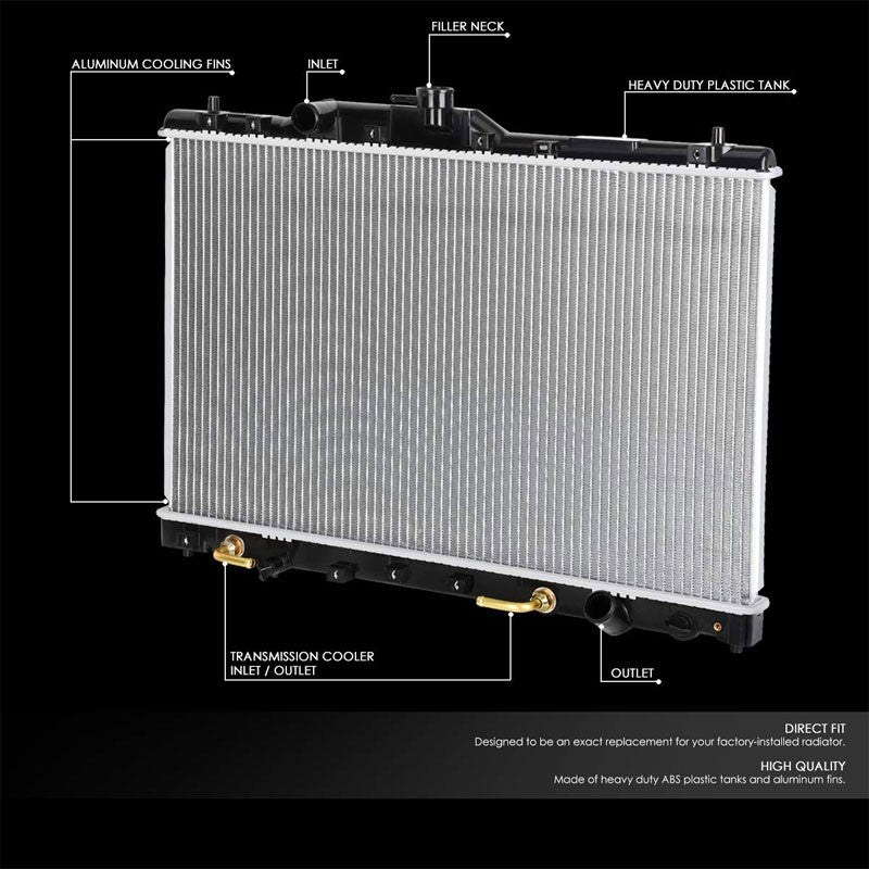 1-Row OE Style Direct Replacement Aluminum Radiator For 91-95 Acura Legend-Cooling Systems-BuildFastCar-BFC-RADOE-1278