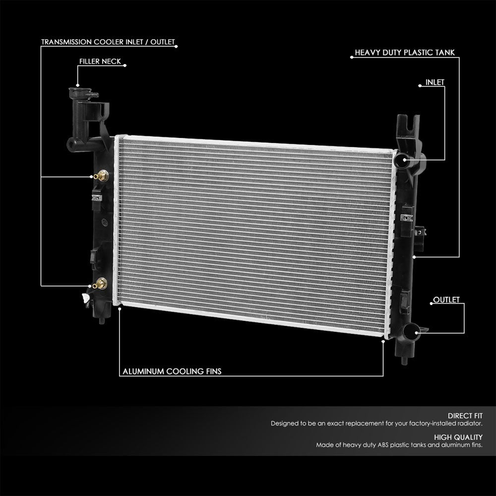 OE Style Aluminum Core Replacement Cooling Radiator For 93-95 Chrysler Voyager