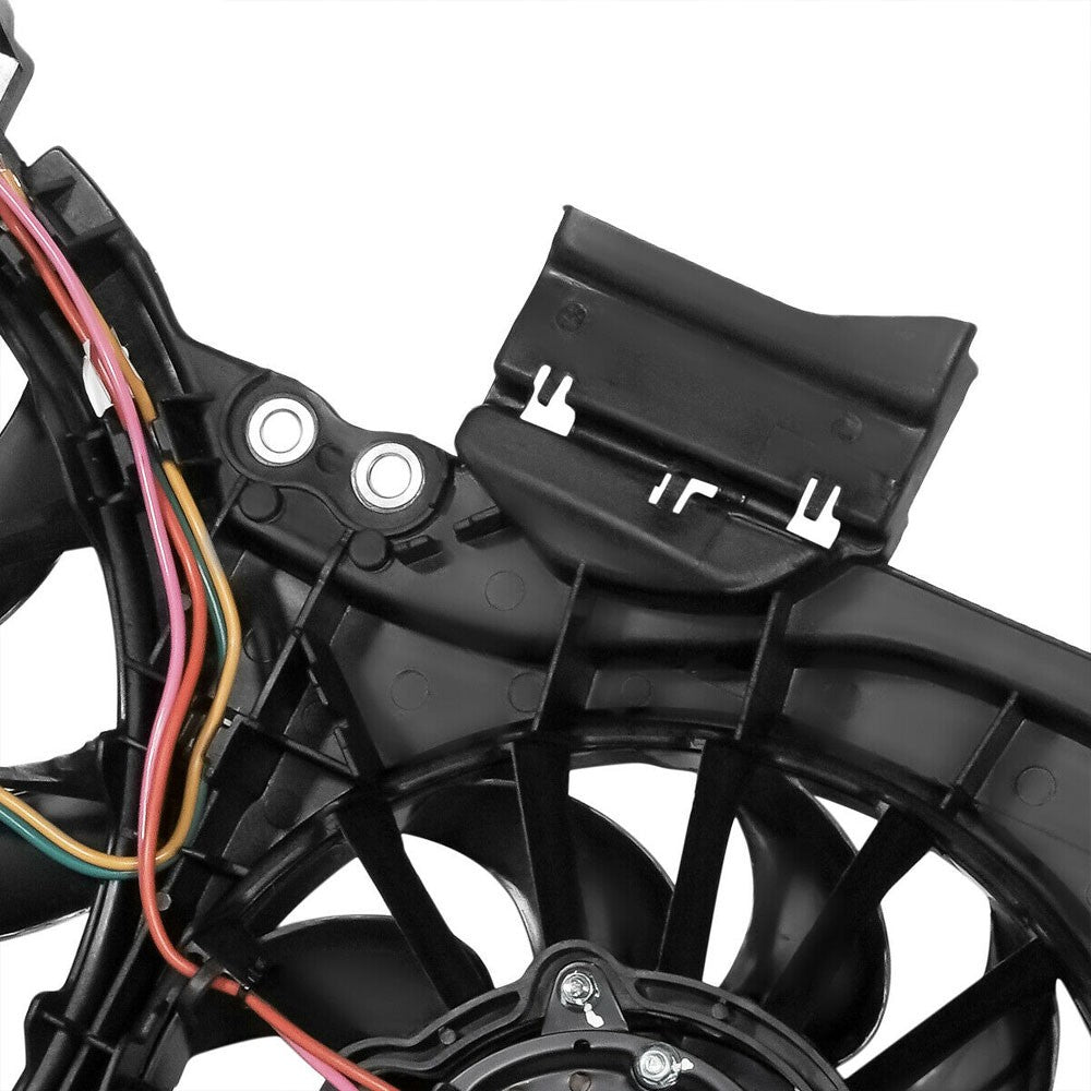 BFC Radiator Fan Assembly Replacement Kit For 02-08 Audi A4 1.8T & 2.0T