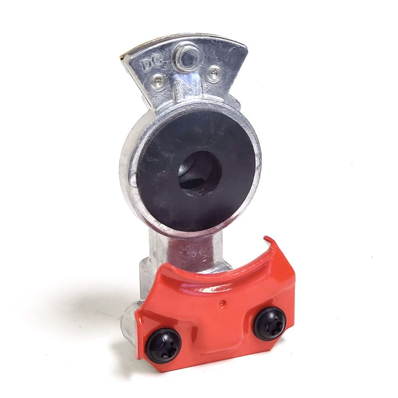 Phillips 12-008 Red Emergency Straight Mount Gladhand For Tractor/Trailer-Trailer Brake Parts-BuildFastCar-BFC-TTP-GLHD-PHIL-12-008