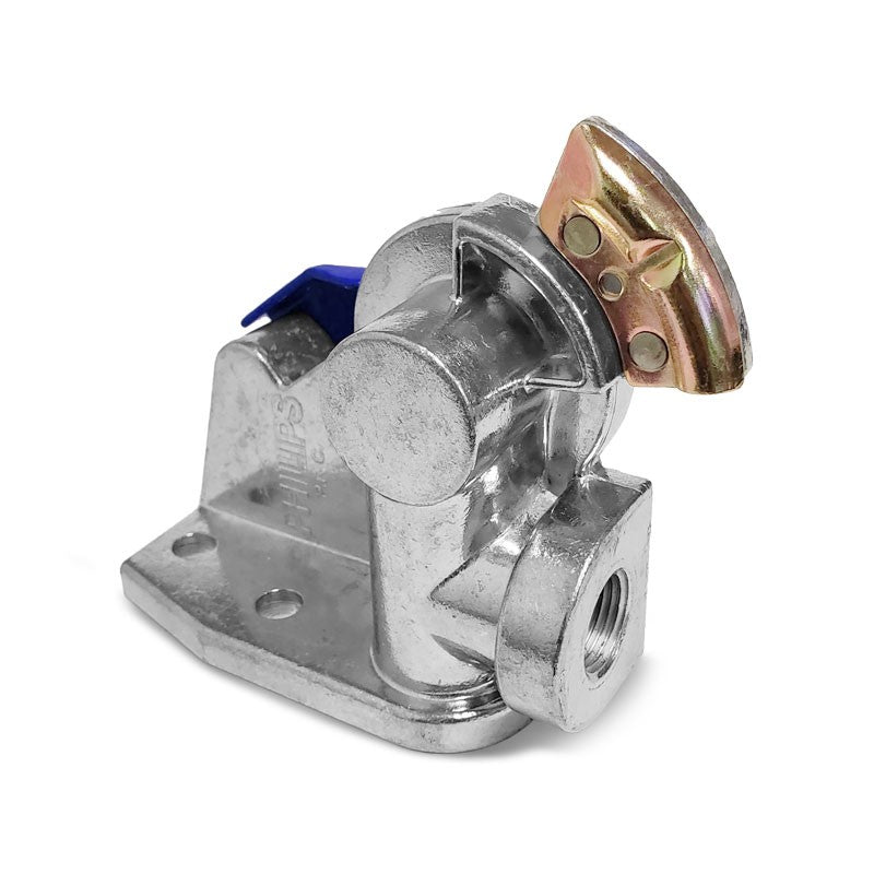 Phillips 12-136 Blue Service 38 Degree Angle Mount Gladhand For Tractor/Trailer-Trailer Brake Parts-BuildFastCar-BFC-TTP-GLHD-PHIL-12-136