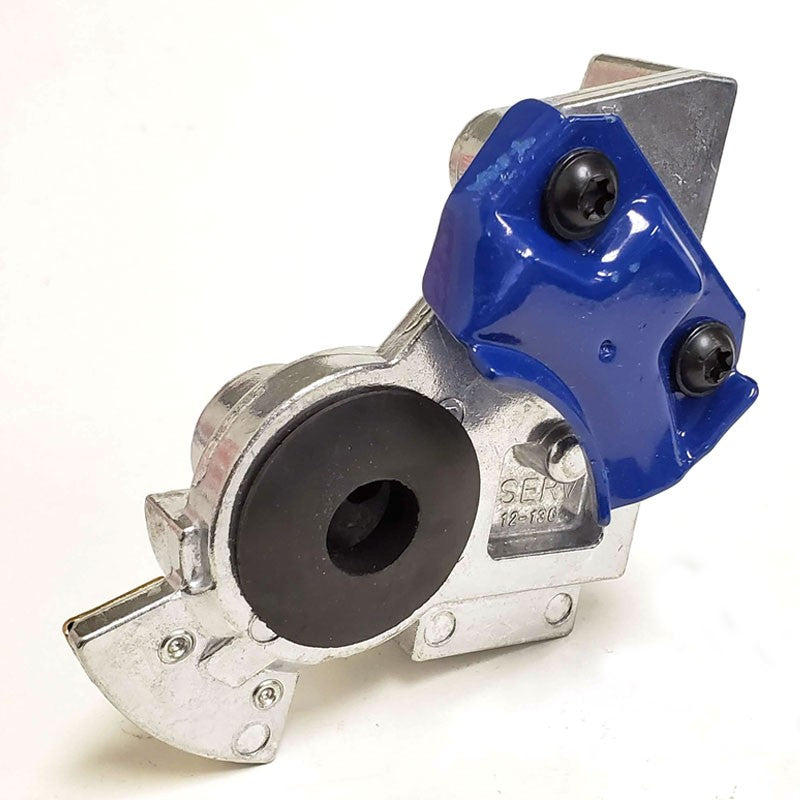 Phillips 12-136 Blue Service 38 Degree Angle Mount Gladhand For Tractor/Trailer-Trailer Brake Parts-BuildFastCar-BFC-TTP-GLHD-PHIL-12-136