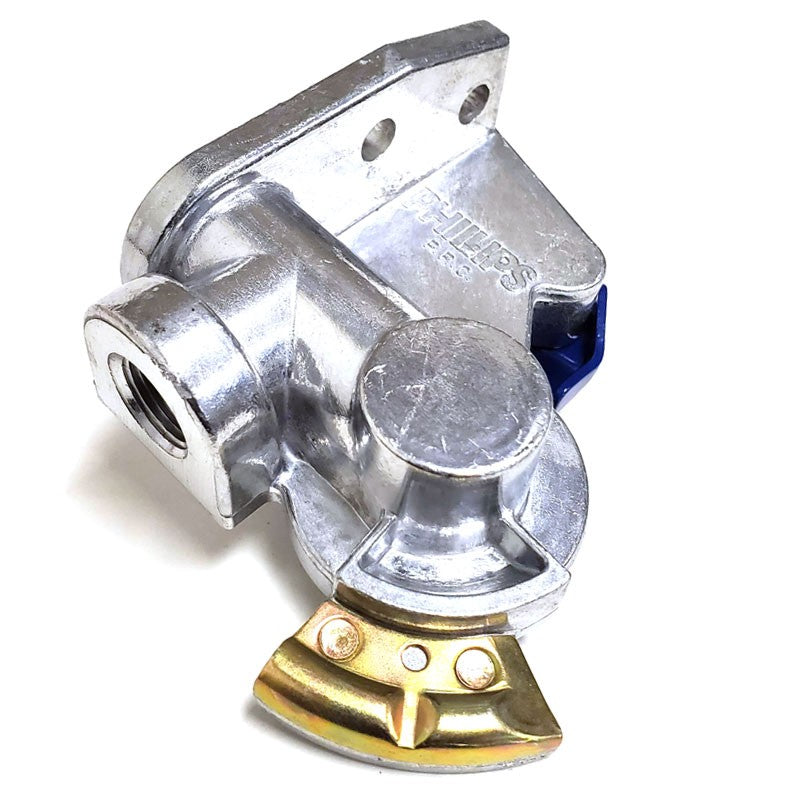 Phillips 12-136 Blue Service 38 Degree Angle Mount Gladhand For Tractor/Trailer-Trailer Brake Parts-BuildFastCar-BFC-TTP-GLHD-PHIL-12-136