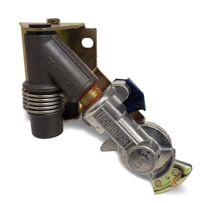 Phillips 12-4506 Blue Service Angle Mount Swinger Gladhand For Tractor/Trailer-Trailer Brake Parts-BuildFastCar-BFC-TTP-GLHD-PHIL-12-4506