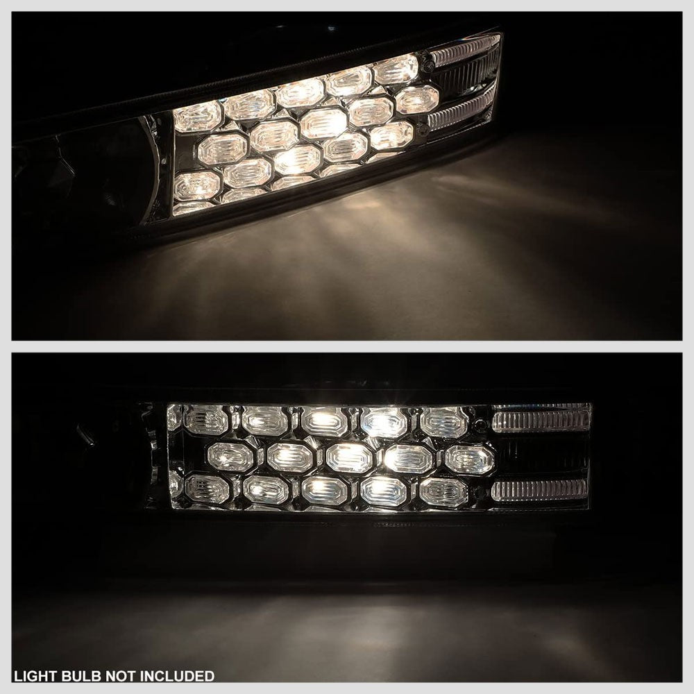 98-05 Blazer/S10 Smoke Lens/Amber Turn Signal Bumper Light