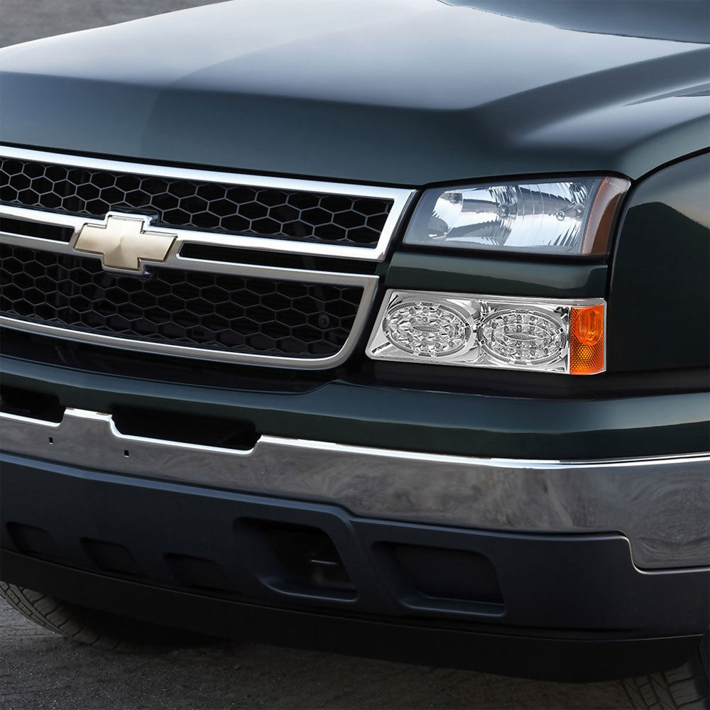 03-06 Silverado 1500 Clear Lens Turn Signal Bumper Light