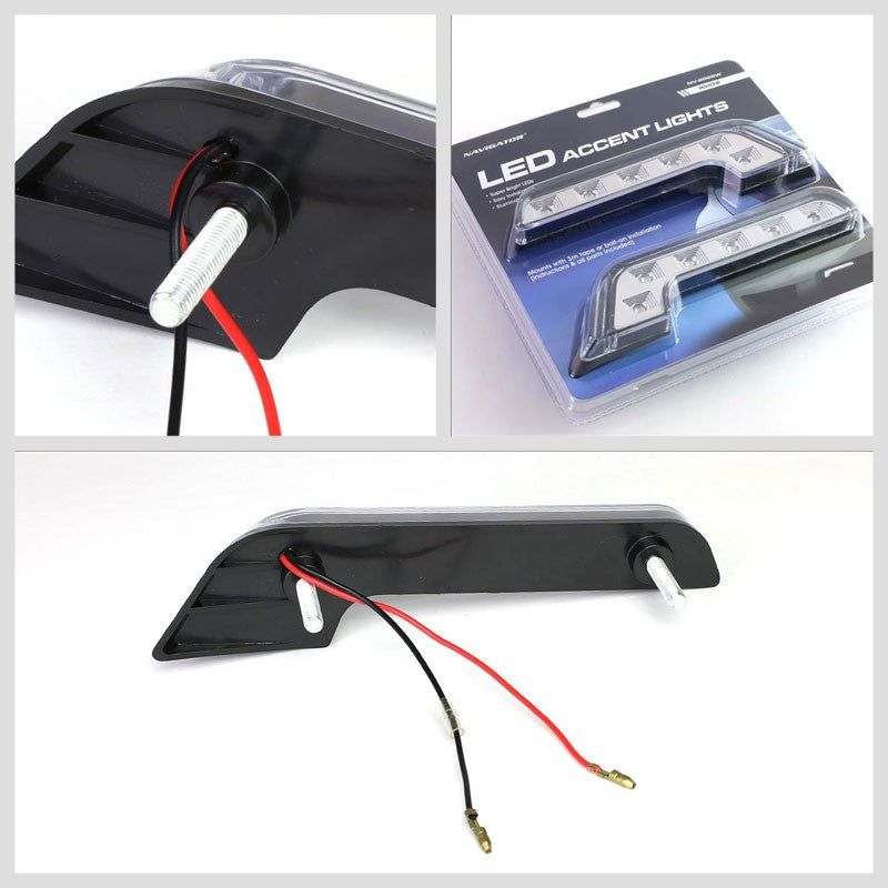 Universal DC 12V L-Shape Clear Len Chrome Housing Fog Light+Toggle Switch+Wiring-Lighting-BuildFastCar-BFC-FOLK-SW-UNI-CH