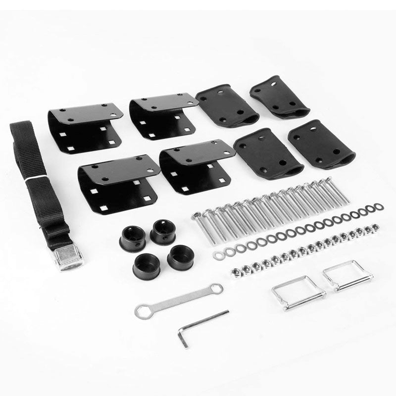 Powdered Coated Silver Universal Fixed Trunk Mount Bike Bicycle Carrier Holder-Exterior-BuildFastCar