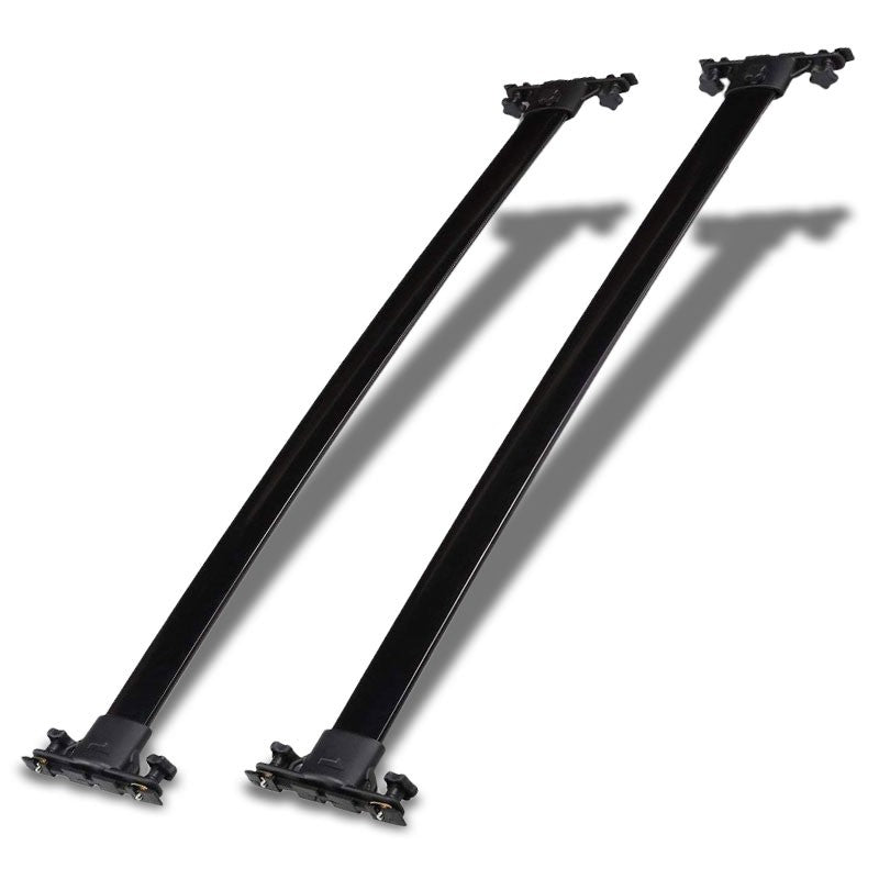 Black Aluminum OE Style BoltOn Top Roof Rack Rail Cross Bar For 01-07 Highlander-Exterior-BuildFastCar