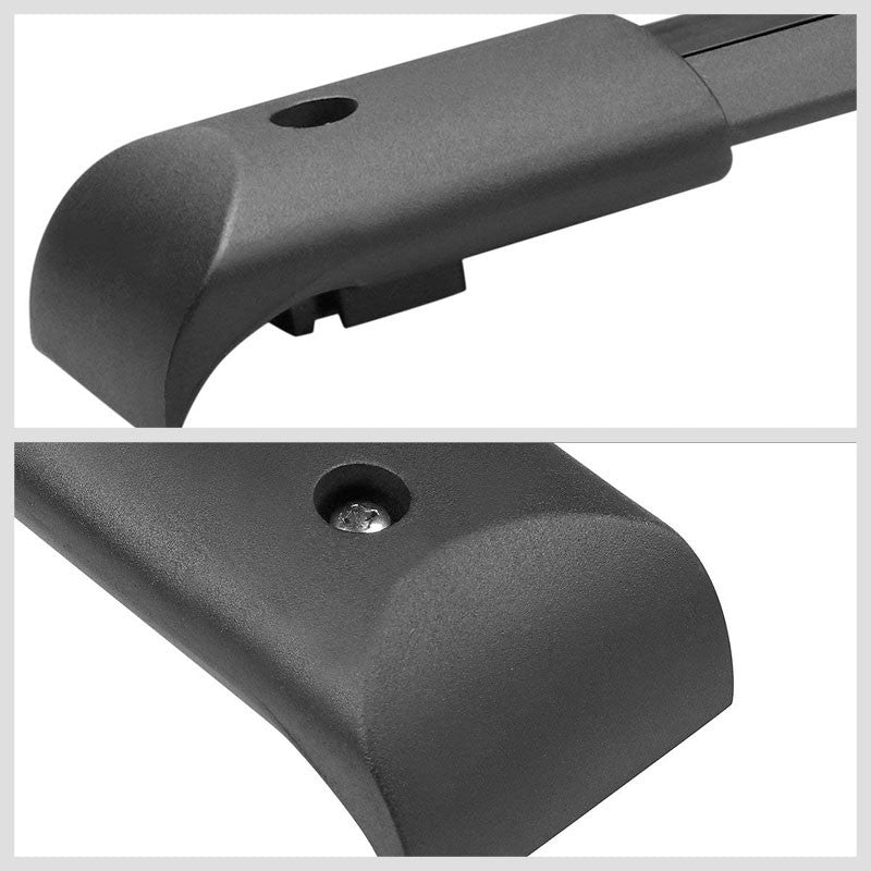 Black Aluminum OE Style Bolt-On Top Roof Rack Rail Cross Bar For 03-08 Pilot-Exterior-BuildFastCar