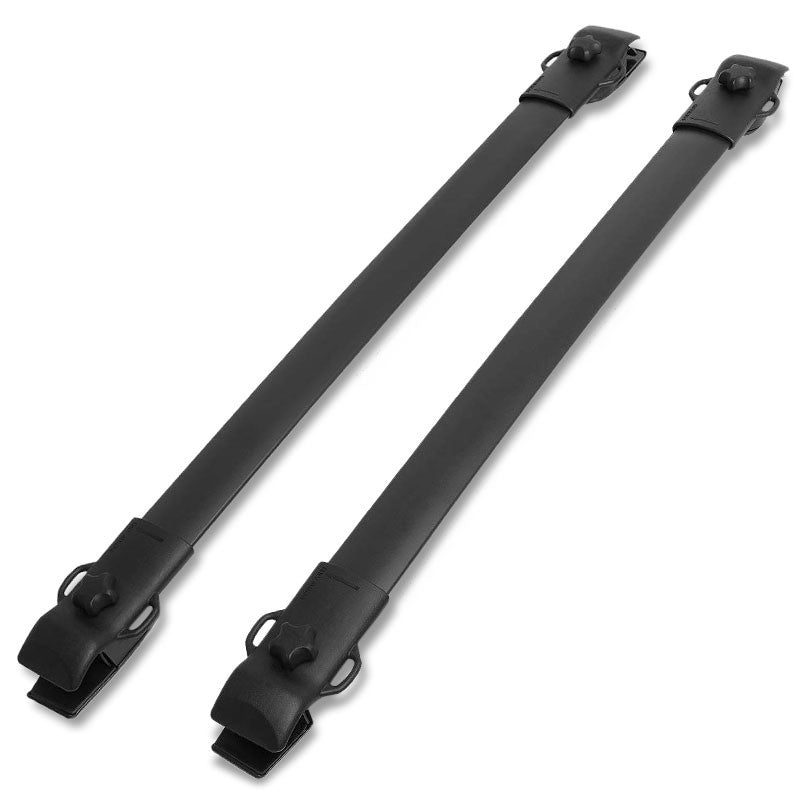 Black Aluminum OE Style Bolt-On Top Roof Rack Rail Cross Bar For 11-18 Sienna-Exterior-BuildFastCar