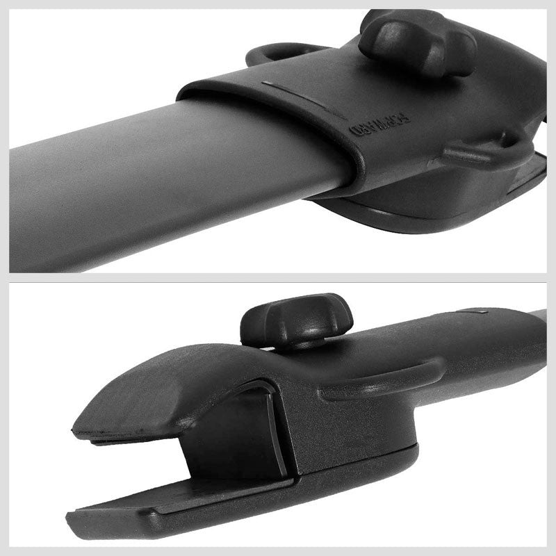 Black Aluminum OE Style Bolt-On Top Roof Rack Rail Cross Bar For 11-18 Sienna-Exterior-BuildFastCar