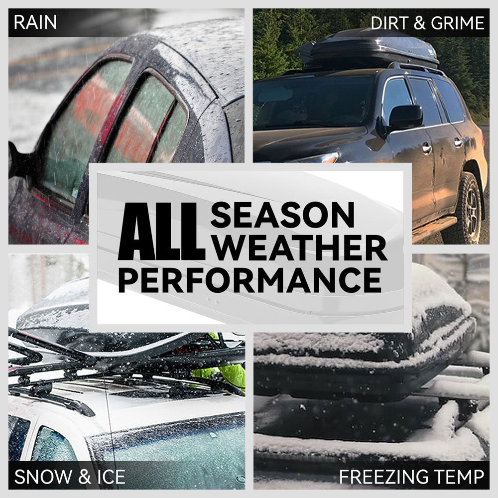 BFC-RFBX-8166-GBK 11cu Ft Black Roof Top Cargo Box Carrier Storage BFC-RFBX-8166-GBK