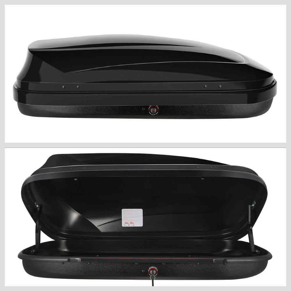 BFC-RFBX-8166-GBK 11cu Ft Black Roof Top Cargo Box Carrier Storage BFC-RFBX-8166-GBK