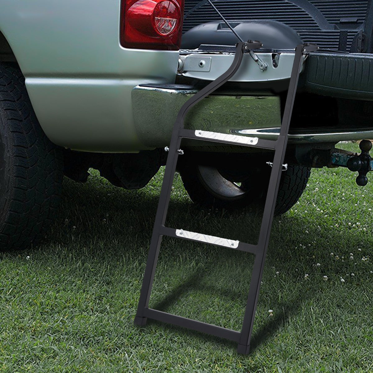 BFC-LD-8277-BK Adjustable Foldable Pickup Truck Rear Tail Gate Ladder BFC-LD-8277-BK