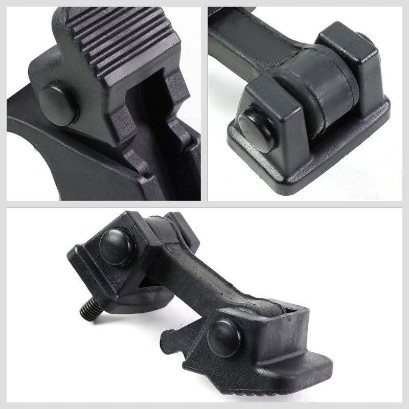 Matte Black Hold Down Buckle Hood Latch Lock Assembly For 07-17 Jeep Wrangler JK-Hood/Bonnet-BuildFastCar-BFC-HDLCH-JEPWRN07