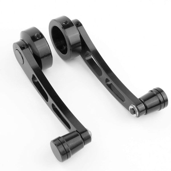 Black Universal 4.7" Long Aluminum Manual Car Door Window Crank Handle Lever Kit-Interior-BuildFastCar