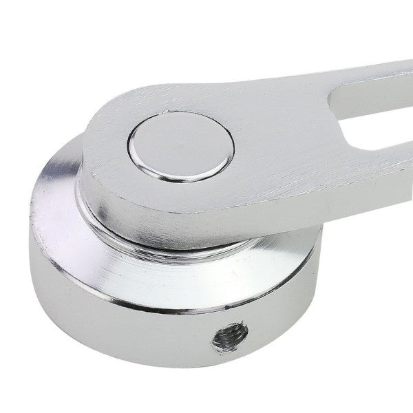 Silver Universal 4.7" Long Aluminum Manual Car Door Window Crank Handle Lever Kit-Interior-BuildFastCar