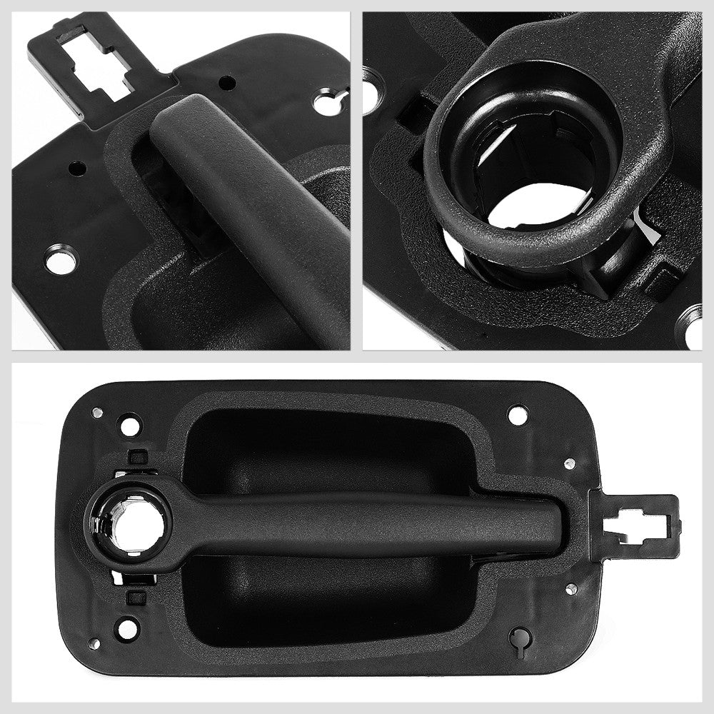 Exterior Left side Door Handle with Keyhole For 03-06 International 40/4400/7500