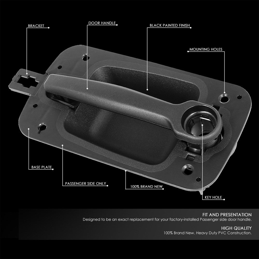 Exterior Right side Door Handle W/Keyhole For 03-06 International 40/4400/7500