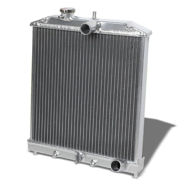 1-Row Metallic Aluminum Radiator Kit For 92-00 Honda Civic/94-01 Acura Integra-Performance-BuildFastCar