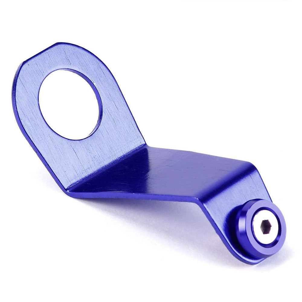 Blue Aluminum Radiator Stay Mount Bracket+Fender Washer For Honda 92-97 Civic-Cooling Systems-BuildFastCar