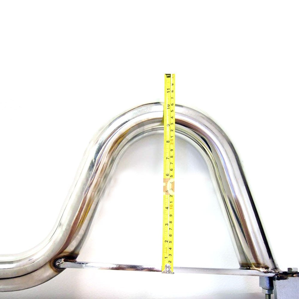 4-Point Stainless Steel Dual Twin Hoop Roll Bar for Mazda 89-05 Miata MX5 NA NB