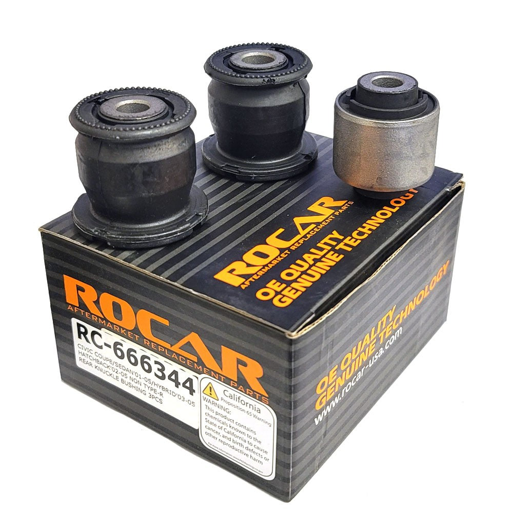Rocar RC-666344 Rear Knuckle Bushing 01-05 Honda Civic Coupe Sedan Hatchback