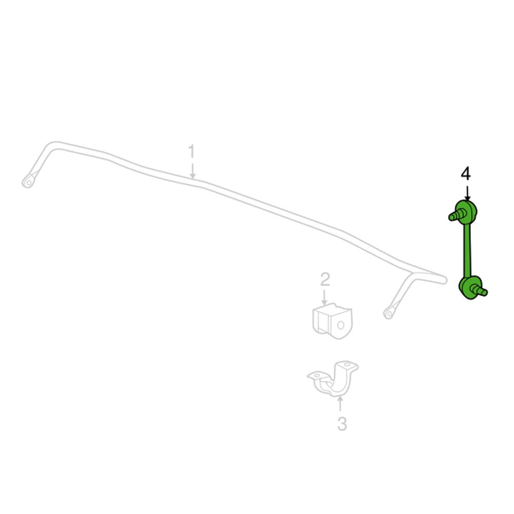 Rocar RC-SL0193 Rear Sway bar end links Bar Stablilizer Link RC-SL0193