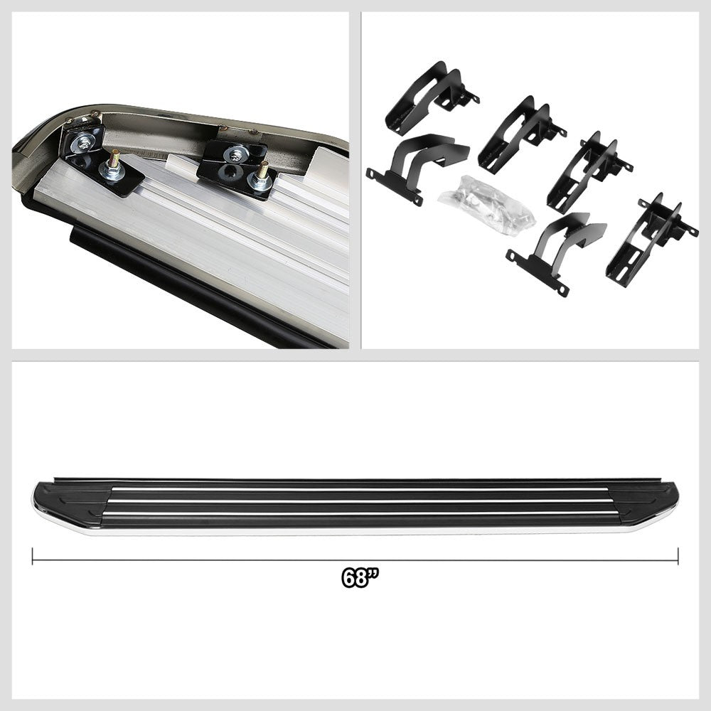 Metal Ridgeline Flat Board Running Board Nerf Bar 11-22 Grand Cherokee WK2 BFC-RUNB-827
