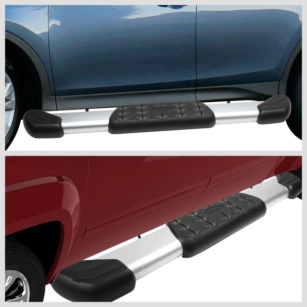 Metal 5" Flat Pads Running Board Nerf Bar 07-17 Tundra XK50 Standard Cab BFC-OE-015-AL