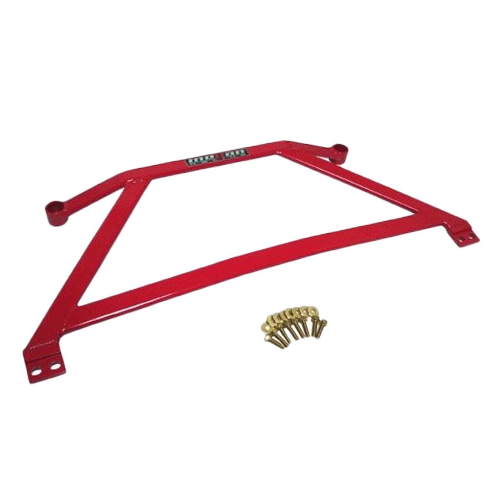 Megan Racing Front Lower Red Race Spec H Brace Bracket For 2006-2011 Honda Civic
