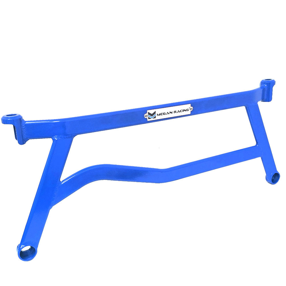 Megan Racing Front Lower Blue H Brace Bracket For 08-14 Subaru Impreza WRX/STI