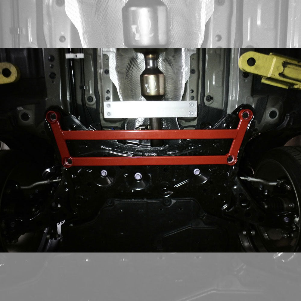 Megan Racing Red Front Lower Strut H-Brace Bracket Bar For 20+ Corolla E210