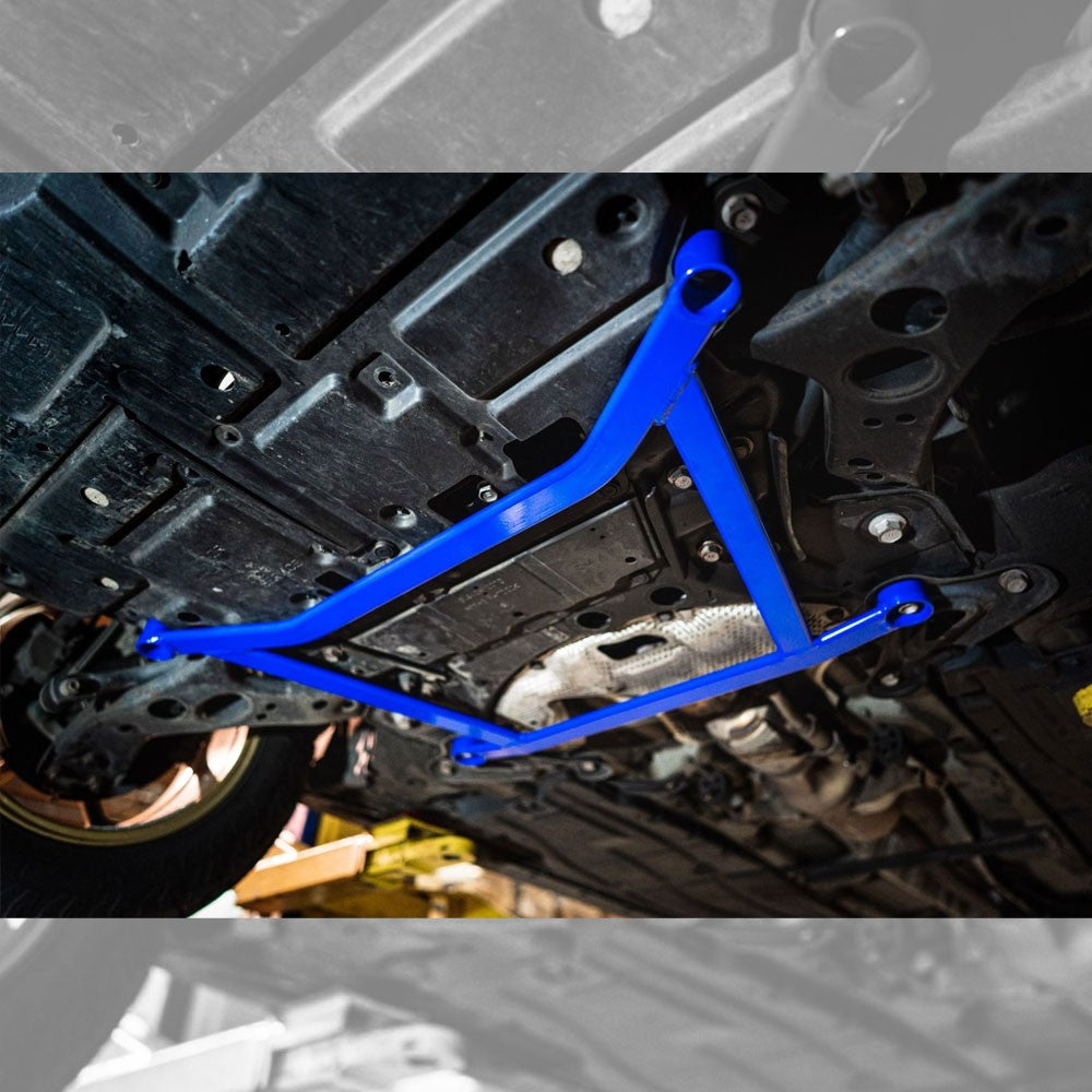 Megan Aluminum Front Lower Subframe H-Bracket Brace For 06-18 RAV4/10-15 Prius