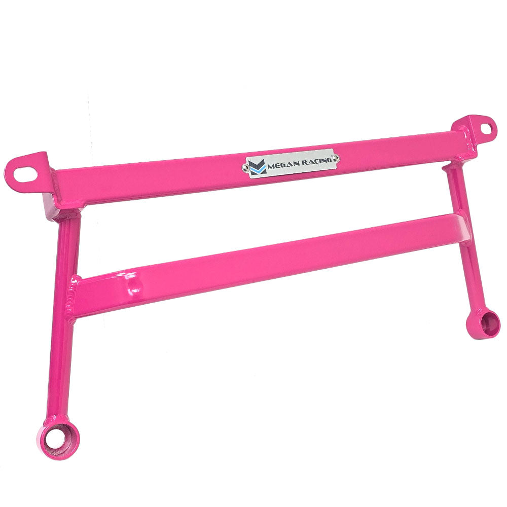 Megan Racing Front Lower Pink Race H Brace Bracket For 02-07 Impreza WRX Sti