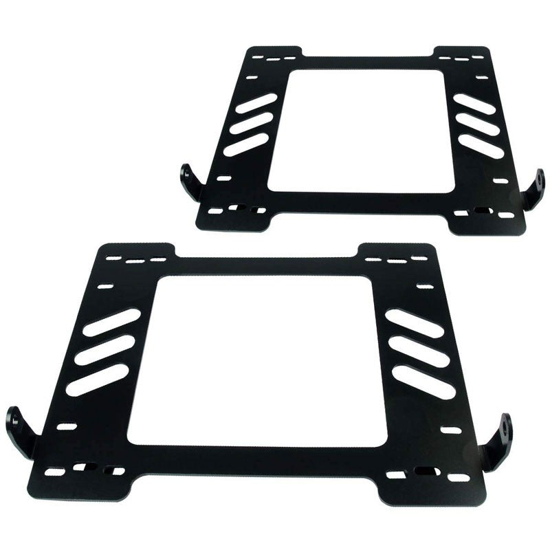 2x Mild Steel Racing Seat Base Mount Bracket Adapter For 07-14 Wranger JK V6 4Dr