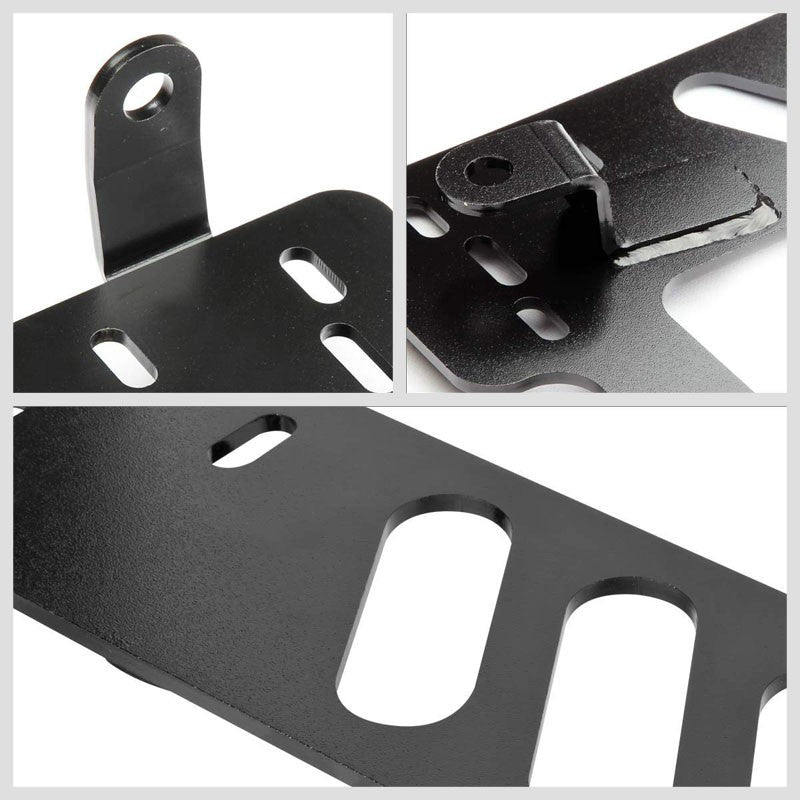 2x Mild Steel Racing Seat Base Mounting Bracket Adapter For Dodge 95-05 Neon 2.0