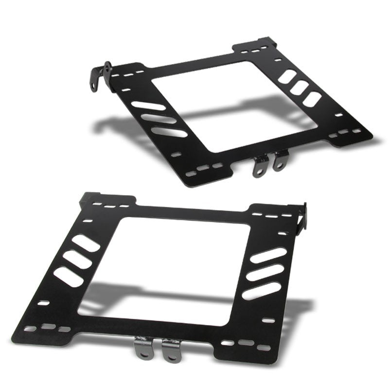 2x Mild Steel Racing Seat Base Mount Bracket Adapter For 99-05 MK4/Beetle/Jetta