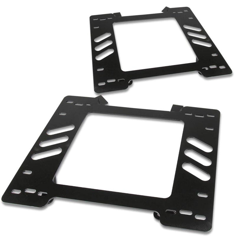 2x Steel Racing Seat Base Mounting Bracket Adapter For Ford 79-98 Mustang PONY