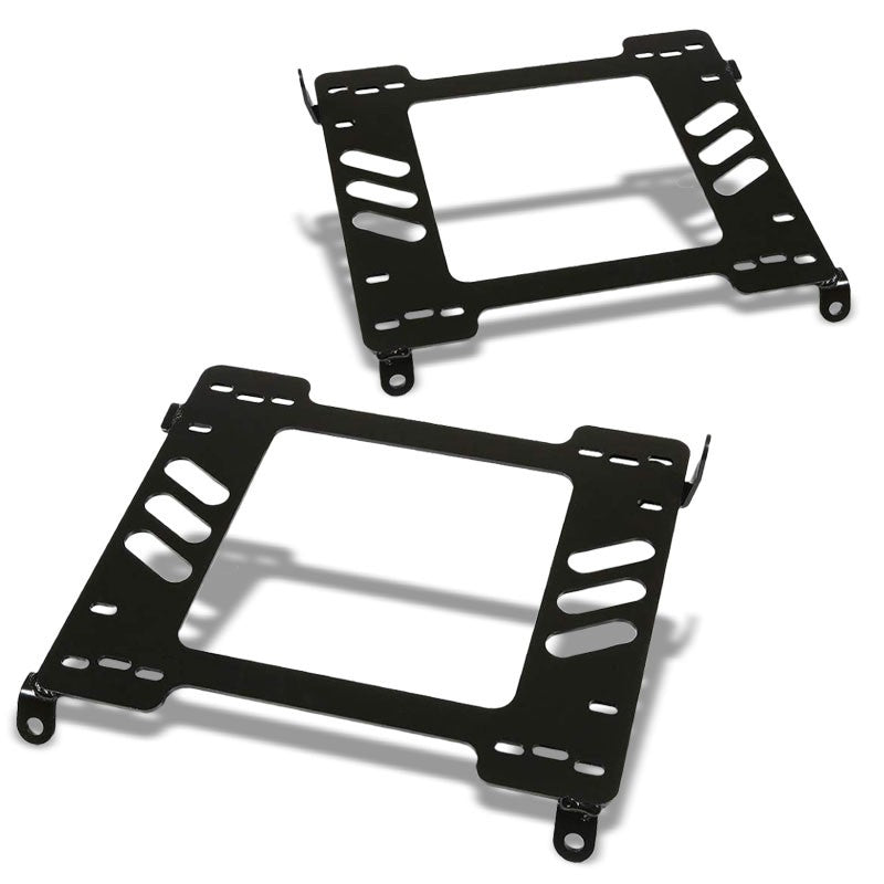 2x Mild Steel Racing Seat Base Mount Bracket Adapter For 94-01 Integra DB/DC