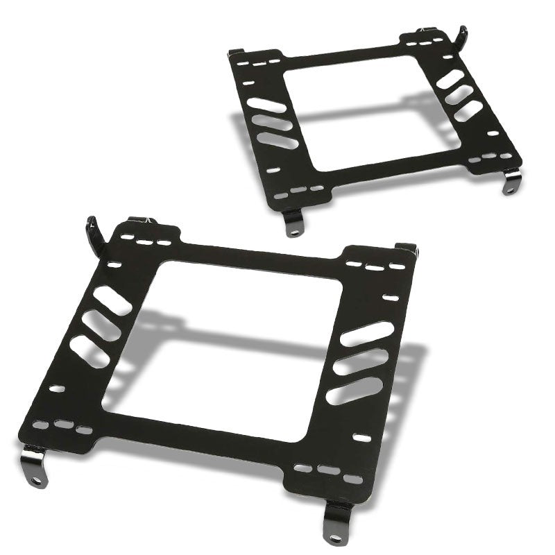 2x Mild Steel Racing Seat Base Mounting Bracket For 05-14 Mustang GT500 S-197