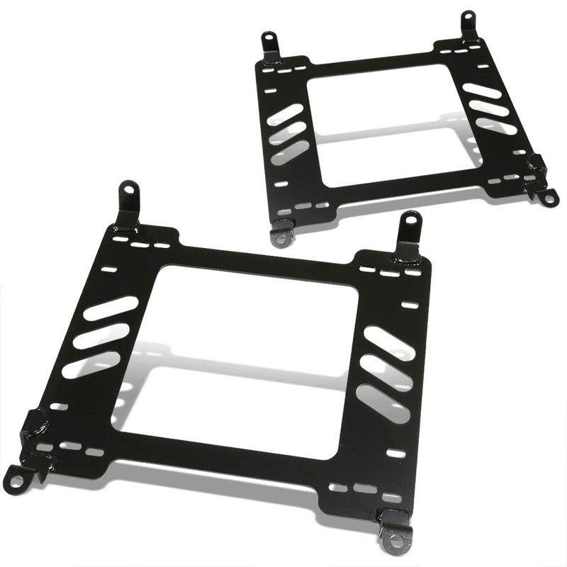 2x Mild Steel Racing Seat Base Mounting Bracket For 05-14 Mustang GT500 S-197