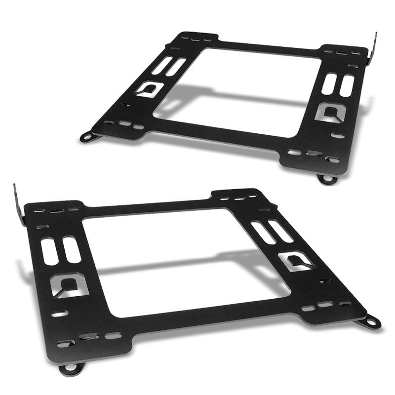2x Mild Steel Racing Seat Base Mounting Bracket Adapter For 99-05 BMW 3-Series