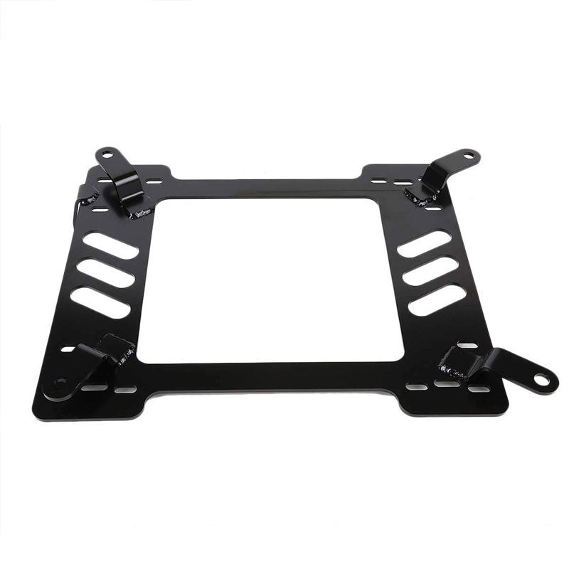 2x Mild Steel Racing Seat Base Mount Bracket Adapter For 99-05 E46 3-Series/M3